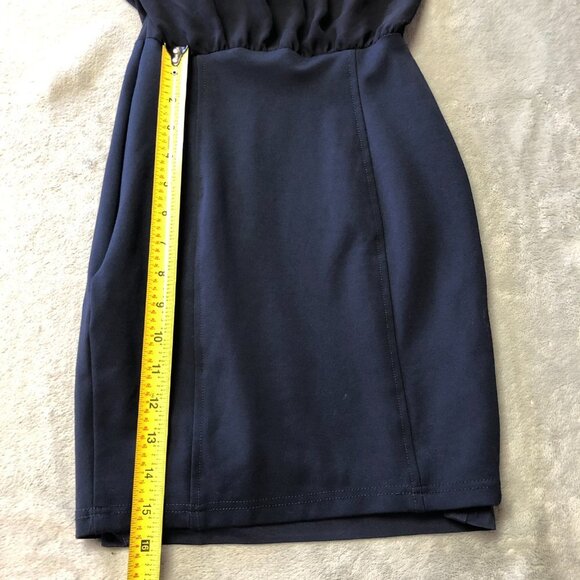 NWT Bec & Bridge Freya Drape Reversible Navy Dress - Picture 13 of 15